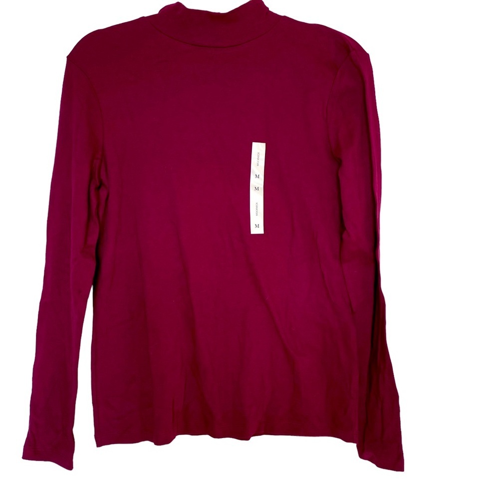 Croft&Barrow Mock Neck Top Sz Medium NWT